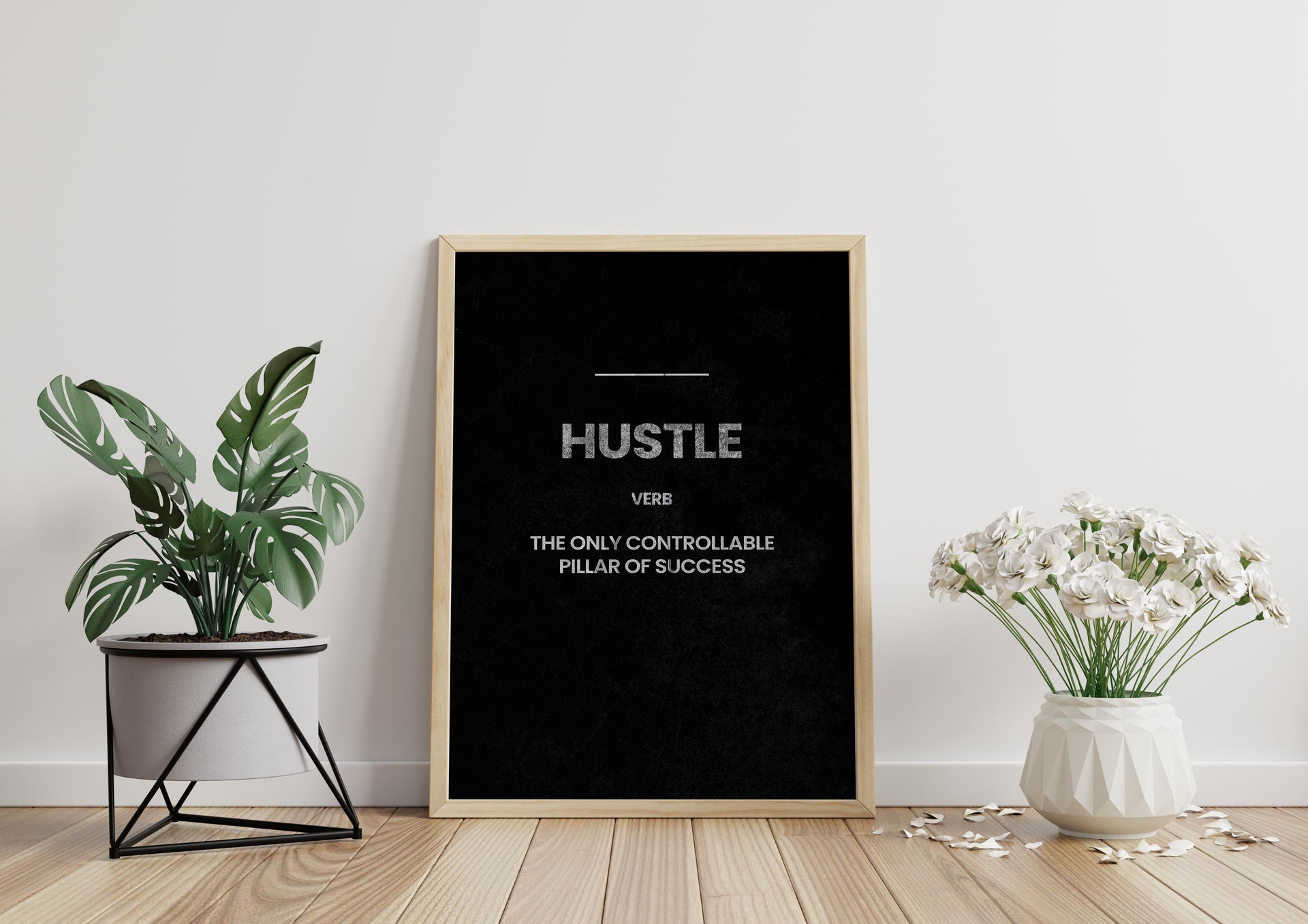 Hustle Over Luck – Wall Art Printable