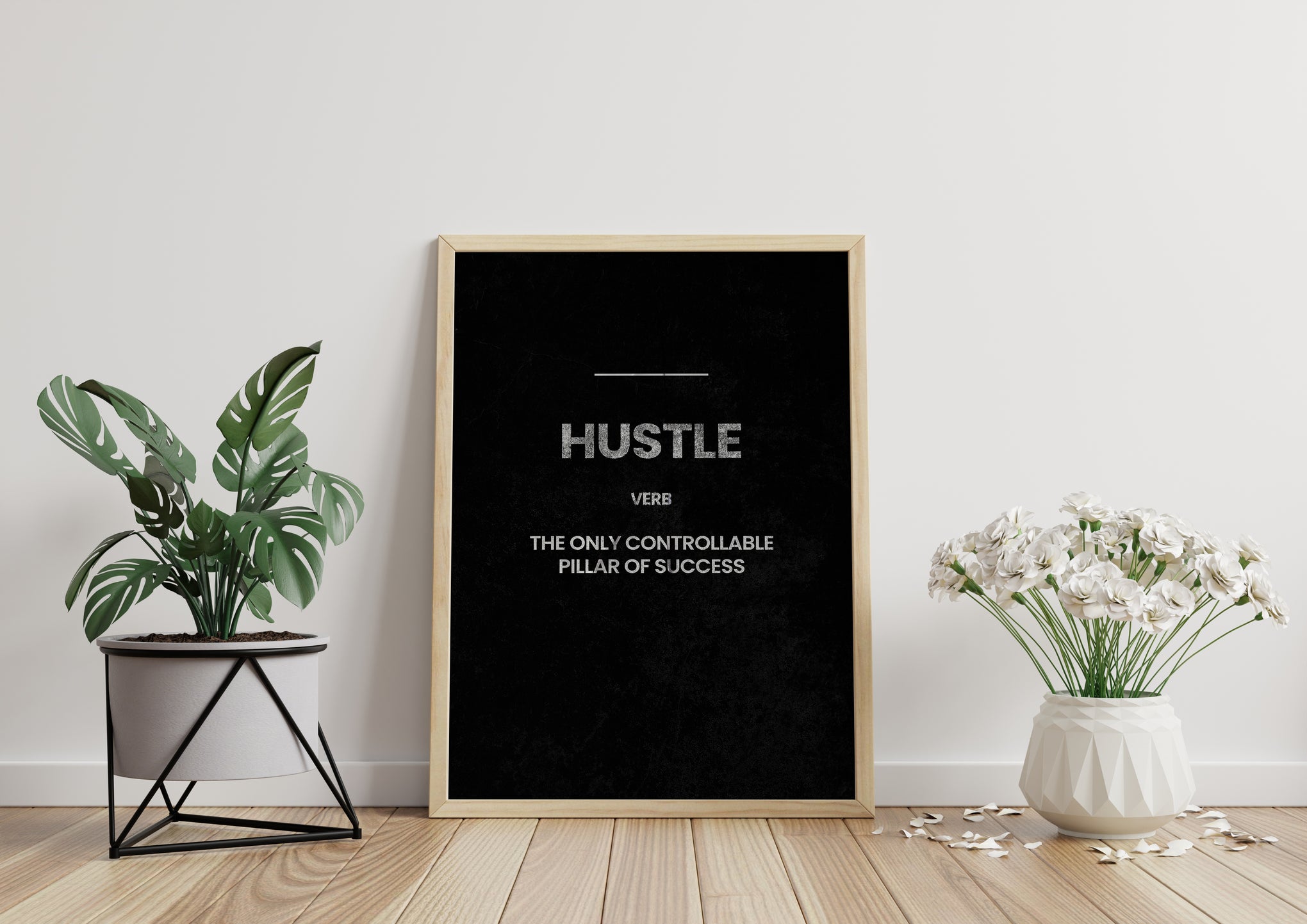 Hustle Over Luck – Wall Art Printable