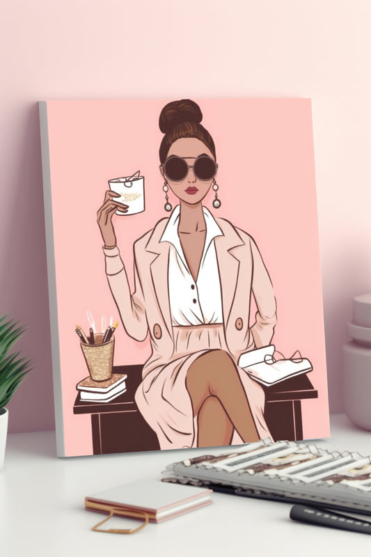 Coffee Break Boss Lady – Wall Art Printable