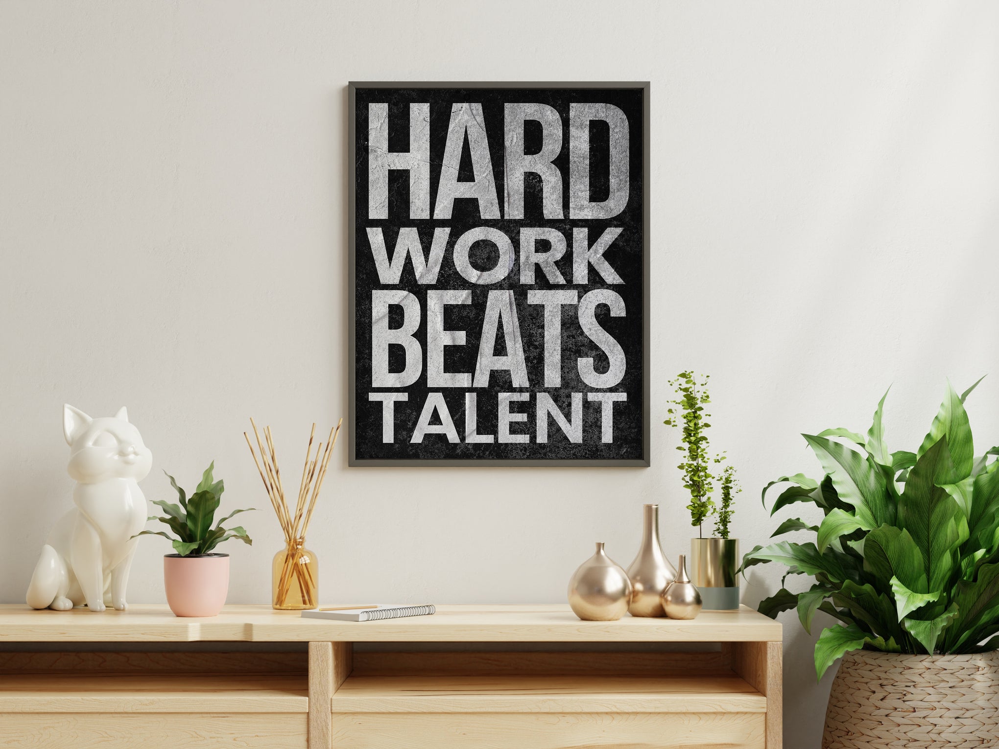 Hard Work Beats Talent – Wall Art Printable