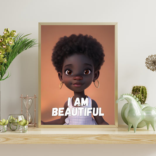 I Am Beautiful – Wall Art Printable