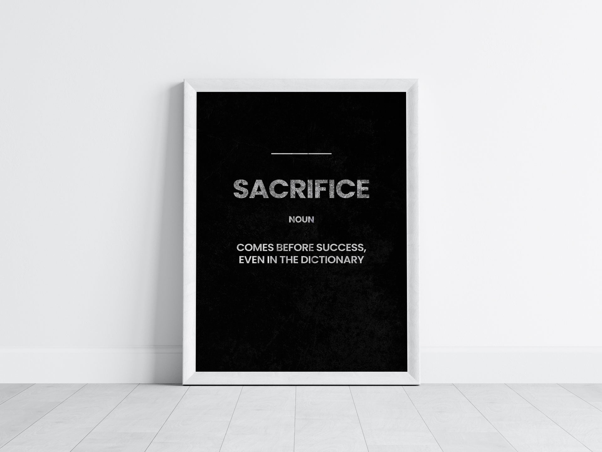 Sacrifice Brings Success – Wall Art Printable
