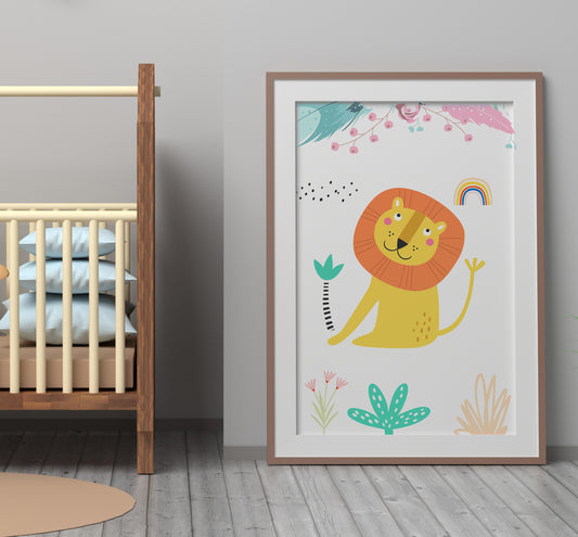 Leo the Jungle King - Wall Art Printable