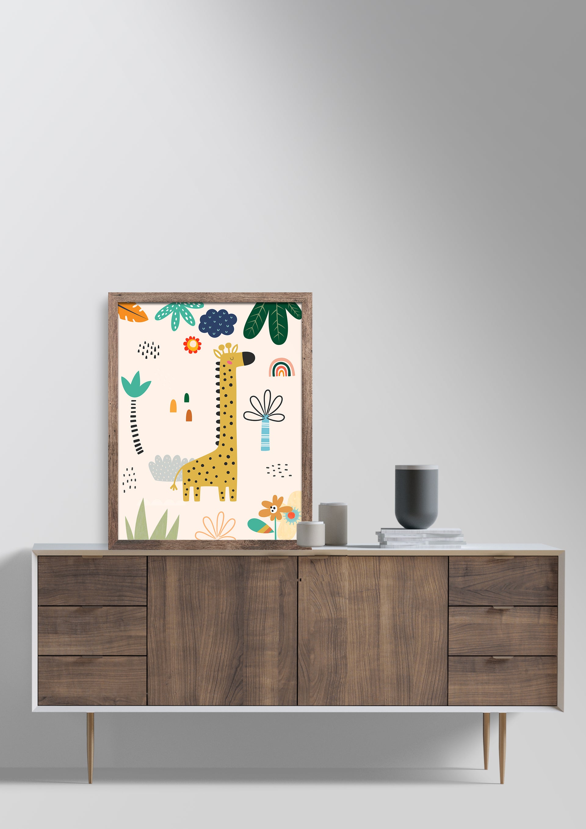 Gerry the Gentle Giraffe - Wall Art Printable