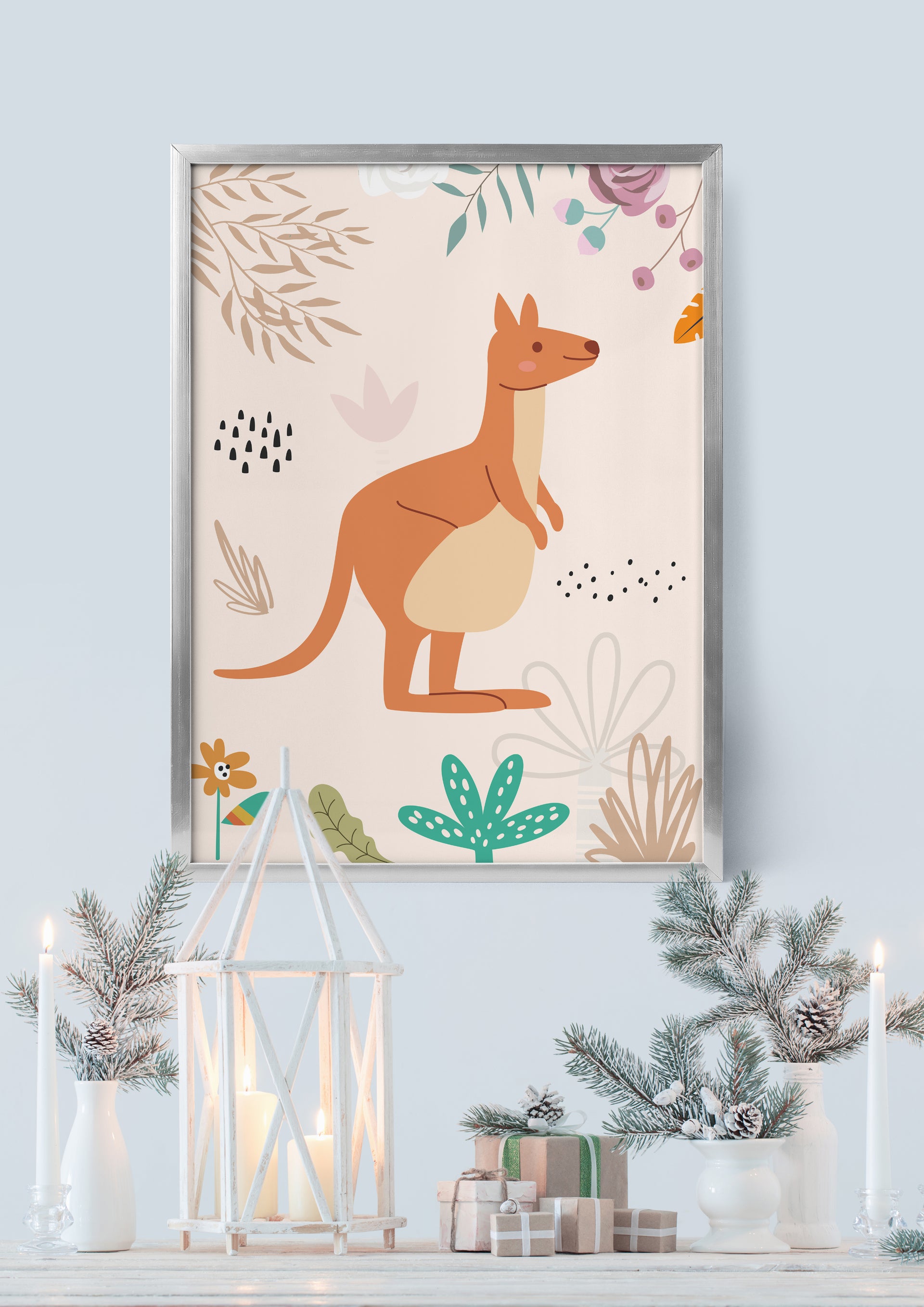 Kara the Kind Kangaroo - Wall Art Printable