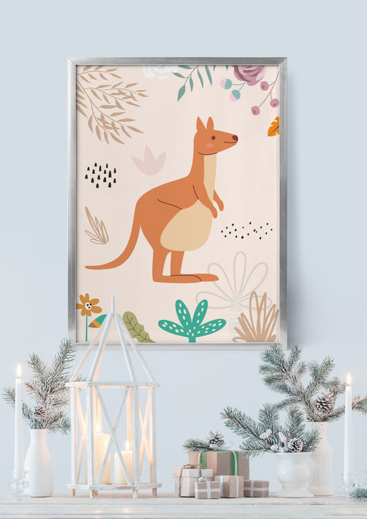 Kara the Kind Kangaroo - Wall Art Printable