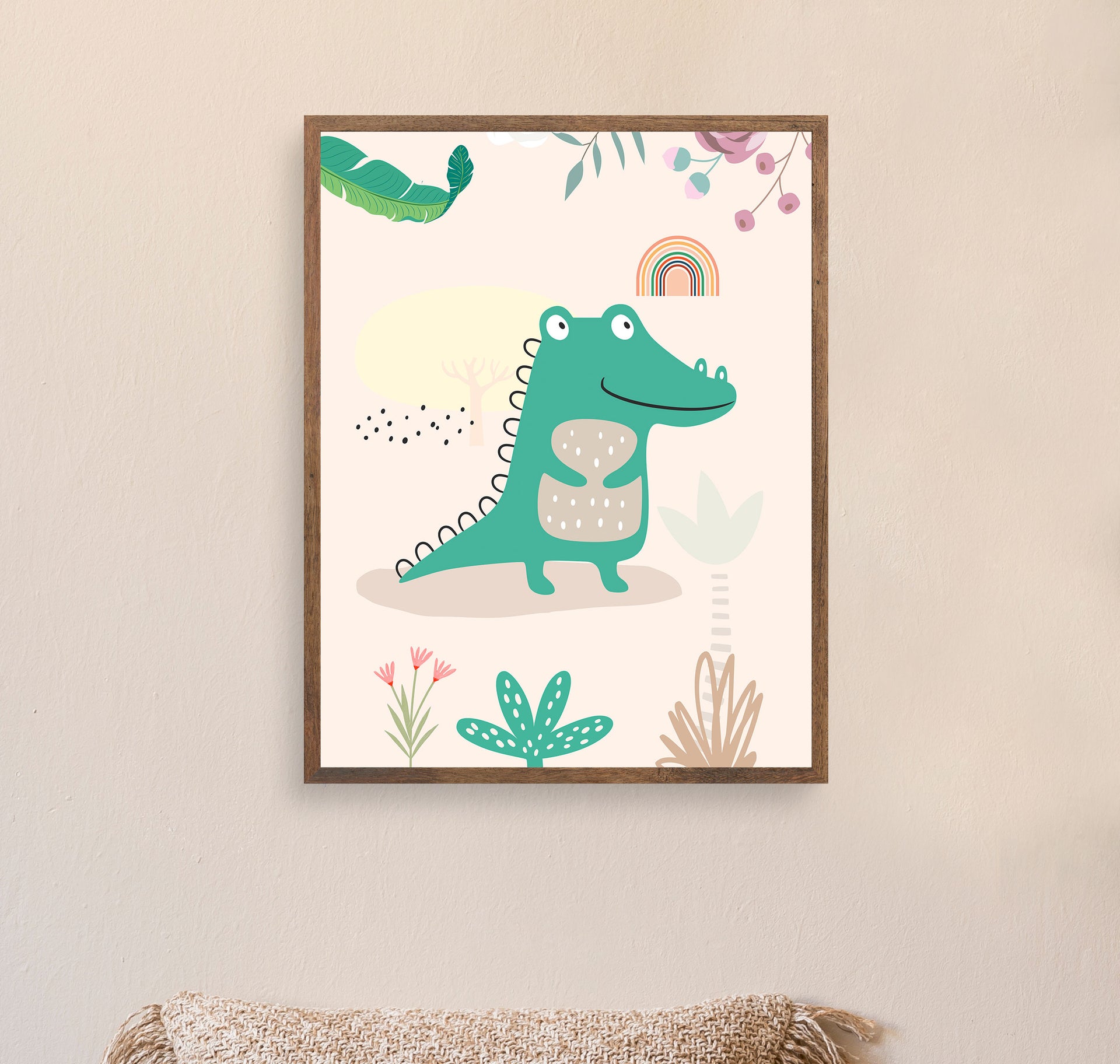 Freddy the Funny Crocodile - Wall Art Printable