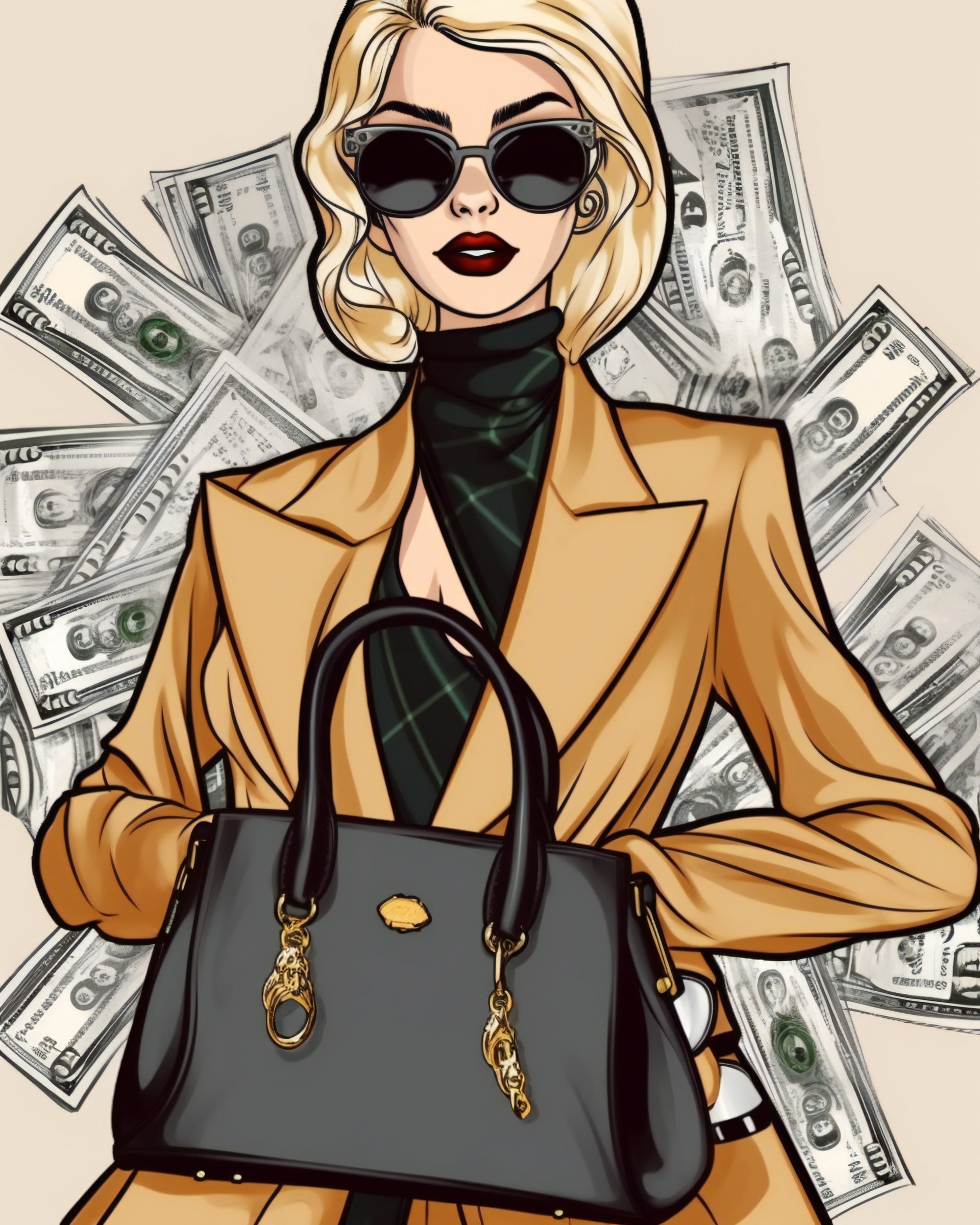 Money Mindset Chic – Wall Art Printable