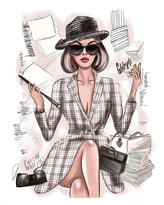 Boss Babe with Coffee – Wall Art Printable